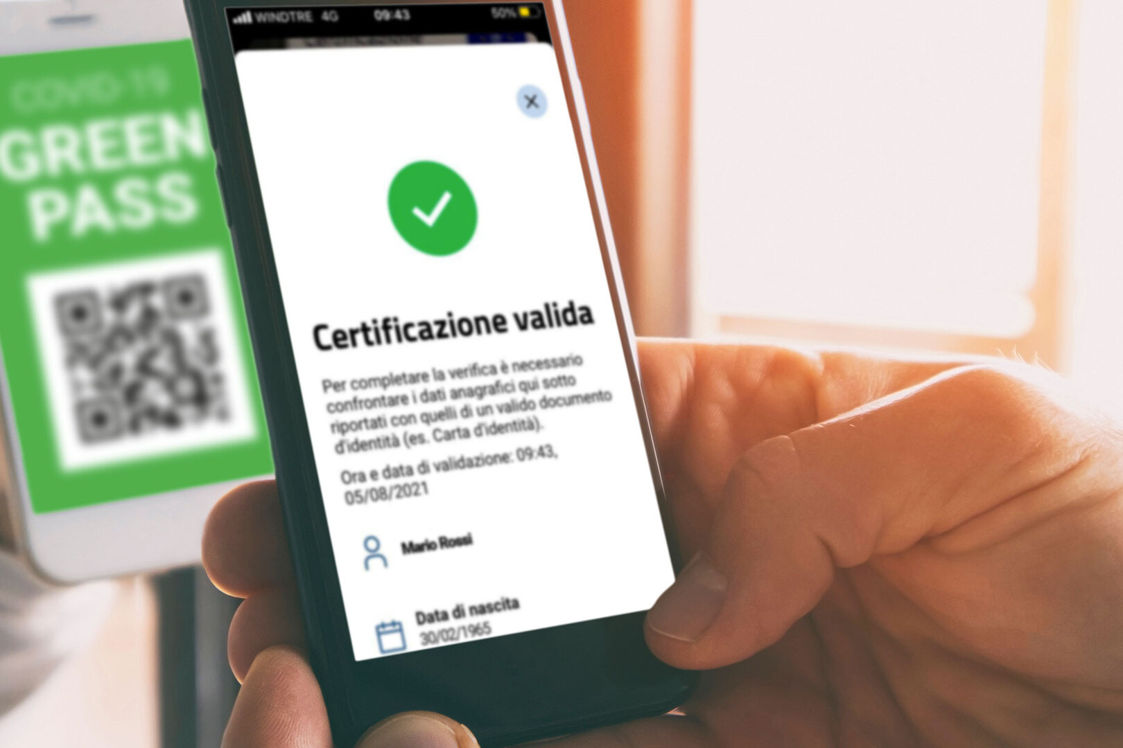 green pass - Certificazione Verde Covid 19