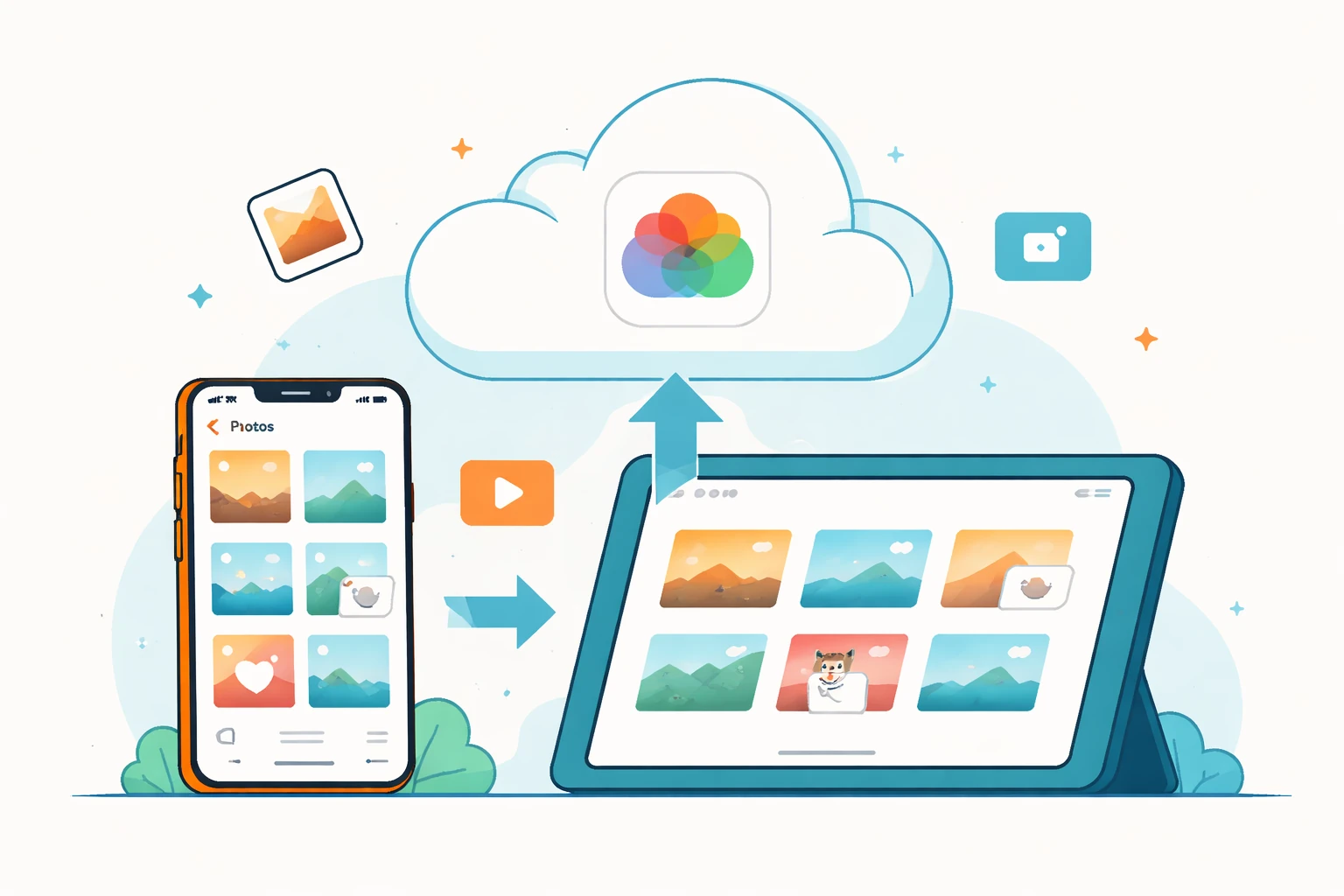 archiviare foto icloud