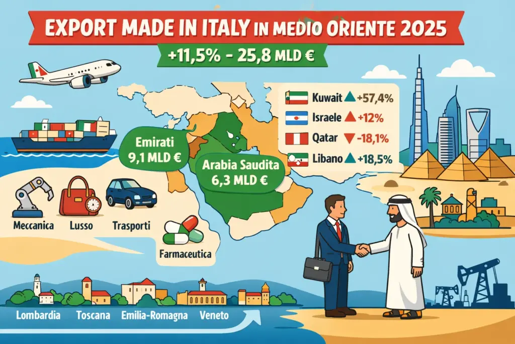 export medio oriente