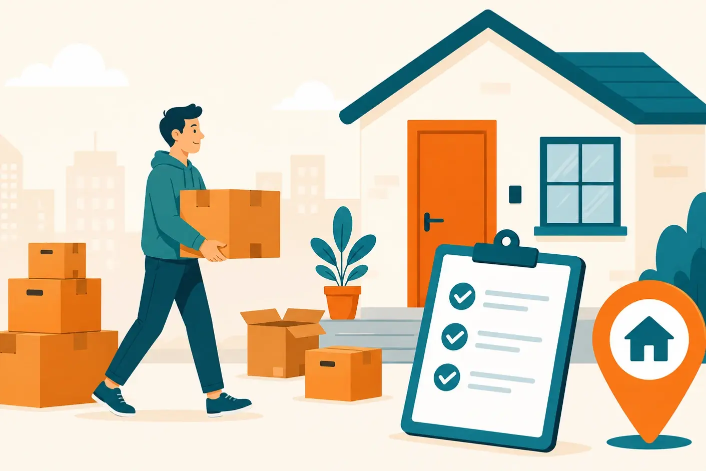 Cambio di residenza con trasloco nella nuova casa e documenti necessari per aggiornare il nuovo indirizzo