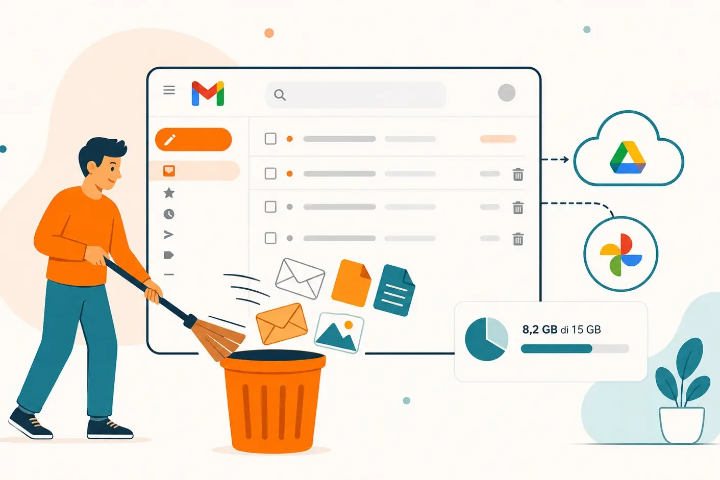 come liberare spazio su gmail